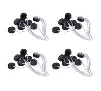 Xnuiasqe 32Pcs Black Wire Lead 2x3V CR2032 Coin Cell Button Battery Holder Case
