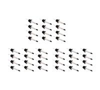 Xnuiasqe 36Pcs Stainless Steel Spirit Bottle Speed Pourers Olive Oil Wine Pourer with Rubber Dust Caps