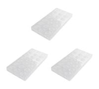 Xnuiasqe 3X 3D Chocolate Mold Homemade Square Chocolate Diy Pastry Tools Polycarbonate Chocolate Moulds