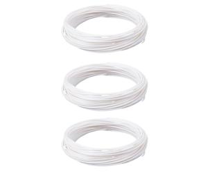 Xnuiasqe 3X 3D Printer Pen Filament 1.75mm PLA 10m(White PLA)