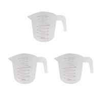 Xnuiasqe 3X 500ml Home Lab Measuring Jug Pitcher Plastic Handle Pour Spout Container