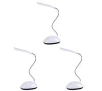 Xnuiasqe 3X Light LED Desk Lamp 360 Degree Rotating Eye Protection Kids Student Reading Light LED Desk Lamp for Home,White
