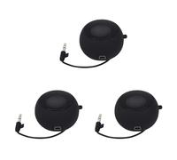 Xnuiasqe 3X Mini Speaker Portable Rechargeable Travel Speaker with Aux Input Wired 3.5mm Headphone Jack