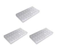 Xnuiasqe 3X Shell Shape Hard Chocolate Mold 3D Sea Shell Polycarbonate Clear Ice Jelly Candy Mould