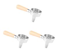 Xnuiasqe 3X Tea Portafilter with Wooden Handle and Suit 58mm Coffee Machine/Teapresso Portafilter/Design for Tea Bag & Broken Tea