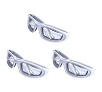 Xnuiasqe 3X Tears Free Onion Chopping Goggles Glasses Eye Protector Kitchen Gadget Tool White