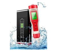 Xnuiasqe 4-in-1 PH Meter, PH Meter, Digital PH Tester 0.01 High Accuracy with 0-14 PH Measurement Range,for Household Drinking Easy Install