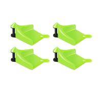 Xnuiasqe 4-Pack Tire Hose Rollers for Car Wash Avoid Snagging, Car Wash Detailing Supplies Tool, Auto Detailing Tools Easy Install Green