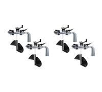 Xnuiasqe 4 Pcs Paint Mixing Mate Lid 1 Gallon Paint Can Mixer with Hand-Crank Drip Free Car Paint Dispenser Mix Paint Evenly