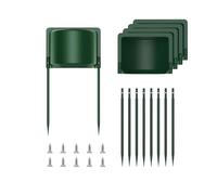 Xnuiasqe 4 Pcs Sprinkler Guards Shield for Overspray Control, Rustproof Sprinkler Head Protector for Parks, Gardens