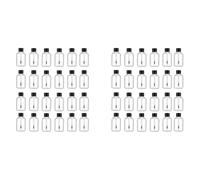 Xnuiasqe 48 Pcs Plastic Empty Glue Bottles with Brushes 1.7 Oz Art Empty Paint Bottles Glue Toddlers Kids Art Crafts Supplies