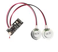 Xnuiasqe 4Ohm 5W DIY Speaker Bone Conduction Hidden Sound System Horn Resonance with Bluetooth Amplifier Board 2xspeaker