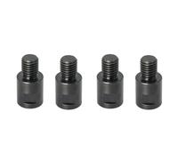 Xnuiasqe 4pcs 5/8 Inch-11 to M14 Adapter Angle Grinder Thread Converter Adapter Shaft Connector for Core Drill Bits