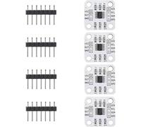 Xnuiasqe 4Pcs AS5600 Magnetic Encoder 3.3V 12bit Magnetic Induction Angle Measurement Sensor Module, Support IIC PWM Voltage,1Set