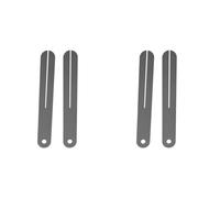 Xnuiasqe 4pcs Fret Puller Fretboard Fingerboard Fret Repair Tool Protector Steel Plate for Electric Guitar and