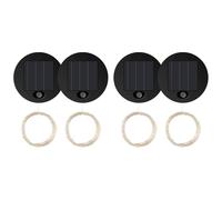 Xnuiasqe 4Pcs Solar Light Replacement Top LED Solar Panel Lantern Lid for Outdoor Hanging Lanterns IP65 Waterproof