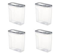 Xnuiasqe 4X 3D Printer PLA Filament Drying Box 1KG Material Tray Double Layer Sealing 4L Moisture Proof Storage Container Black