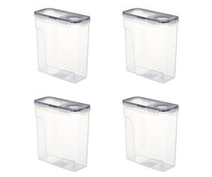 Xnuiasqe 4X 3D Printer PLA Filament Drying Box 1KG Material Tray Double Layer Sealing 4L Moisture Proof Storage Container Black