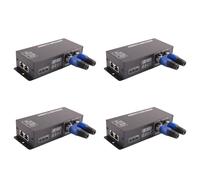Xnuiasqe 4X 512 Digital Display Decoder,Dimming Driver Dmx512 Controller for LED Rgbw Tape Strip Light Rj45 Connection