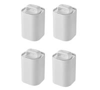 Xnuiasqe 4X Crystal Clear Ice Ball Maker Spherical Whiskey Tray Whiskey Round Bubble-Free Square 3D Sphere Mold Mould Ice Box