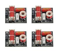 Xnuiasqe 4X ES302 2 Ways Audio Speaker Crossover Treble+ Frequency Divider Crossovers Speaker Filters DIY for Home Theater