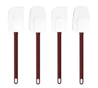 Xnuiasqe 4X Heavy Duty Spatula and Spoonula High Heat Silicone Spatula Large Rubber Spatulas for Kitchen Use Commercial Spatula