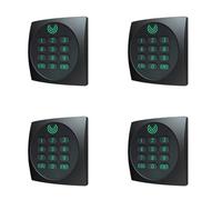 Xnuiasqe 4X KR602M Wiegand 34/26 Bit RFID Reader 13.56Mhz Mi Reader for Access Control Supports Card with Keyboard LED
