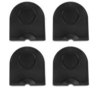 Xnuiasqe 4X Manual Coffee Espresso Latte Art Pen Tamper Holder Silicone Pad Mat Kitchen Accessories Black