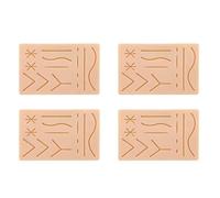 Xnuiasqe 4X New Skin Suture Training Kit Pad Suture Training Kit Suture Pad Trauma Accessories for Practice and Training Use
