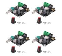 Xnuiasqe 4X PAM8610 Dual Channel DC 12V HD Pure Digital Audio Stereo Amplifier Board Class D 15W x 2 High Power Amplifier Module