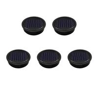 Xnuiasqe 5 Pack Big Solar Light Replacement Top for Outdoor Hanging Lanterns, More Powerful More Efficient