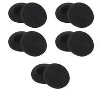 Xnuiasqe 5 pairs of Black Replacement Ear Pads for PX100 Headphones