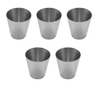 Xnuiasqe 5X 1 Oz 35ml Stainless Steel Wine Drinking Shot Glasses Barware Cup