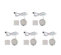 Xnuiasqe 5X 3D Printing Model LED Light LED Spotlight 5V Ultra-Thin Night Light USB Adjustable LED Light for Garage Kit Lamp