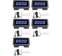 Xnuiasqe 5X 4 Digital LED Blue Tachometer RPM Speed Meter+Hall Proximity Switch Sensor NPN