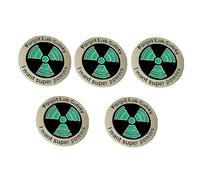 Xnuiasqe 5X Science Enamel Pin - Glow in The Dark - Forget Lab Safety I Want Super Powers Lapel Pin Hat Pin - Funny Pin