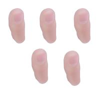 Xnuiasqe 5X Soft Thumb Tip Finger Fake Magic Trick Vinyl Toy Funny Prank