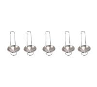 Xnuiasqe 5X Stainless Steel Spoon Rest Holder,Long Handle Vertical Saving Soup Ladles Holders Ladle Rest Soup Ladle Holder