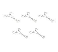 Xnuiasqe 5X Triangle Opening Plier Clamp Piercing Forcep Tool Stainless Steel Body Piercing Plier Body for Ear Lip Nose Tongue