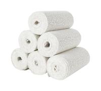 Xnuiasqe 6 Pack Cloth Gauze Bandage for Hobby Crafts- Each Roll Measures 6" By 180", Bulk Plaster Cloth Rolls Included X