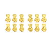 Xnuiasqe 6-Pairs Earring Backs,Earring Backs Lifter for Heavy Earrings, Adjustable Secure Earring Backs(Gold)