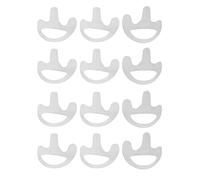 Xnuiasqe 6 Pairs Transparent Silicone Soft Earbud for Walkie Talkie Covert Acoustic Tube Earpiece Small/Middle/Large J6116Z