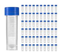 Xnuiasqe 600Pcs 5Ml Plastic Graduated Vial Storage Container Test Tubes with Caps
