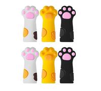 Xnuiasqe 6Pcs Cute Nipper Cover Protective Sleeve for Nail Cuticle Scissors Cover Manicure Pedicure Tools Tweezers Cap