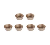 Xnuiasqe 6Pcs Hamburger Mold Circle Stencil Stainless Steel Saucepan Sphere Cake Pan Toaster Oven Pans Pizza Kits Baking