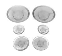 Xnuiasqe 6pcs Kitchen Bathroom Sink Mesh Strainer Stainless Steel, Large Medium and Small (Pack of 6)