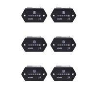 Xnuiasqe 6X AC100-250V Generator Sealed Hour Meter Counter for Generator Boats Automobiles ATV UTV Go Carts