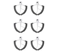 Xnuiasqe 6X Flex Edge Beater for Bowl-Lift Stand Mixer - 6 Quart Dough Mixing Paddle with Flexible Silicone Edges