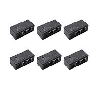 Xnuiasqe 6X Poe Splitter Poe Injector Rj45 Dc 5.5mm x 2.1mm Input Passive Poe Injector Splitter Adapter Connector (Black)