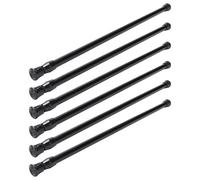 Xnuiasqe 6X Spring Extendable Loaded Curtain Rail Pole Telescopic Bath Window Tension Rod,40-70Cm
